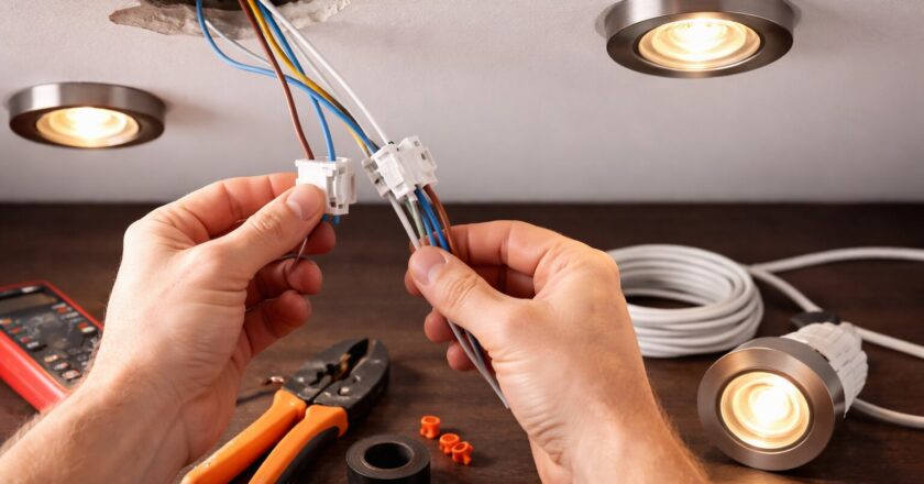 Spotjes aansluiten op een lichtpunt: zo creëer je met lichtspotjes een doordacht en sfeervol interieur