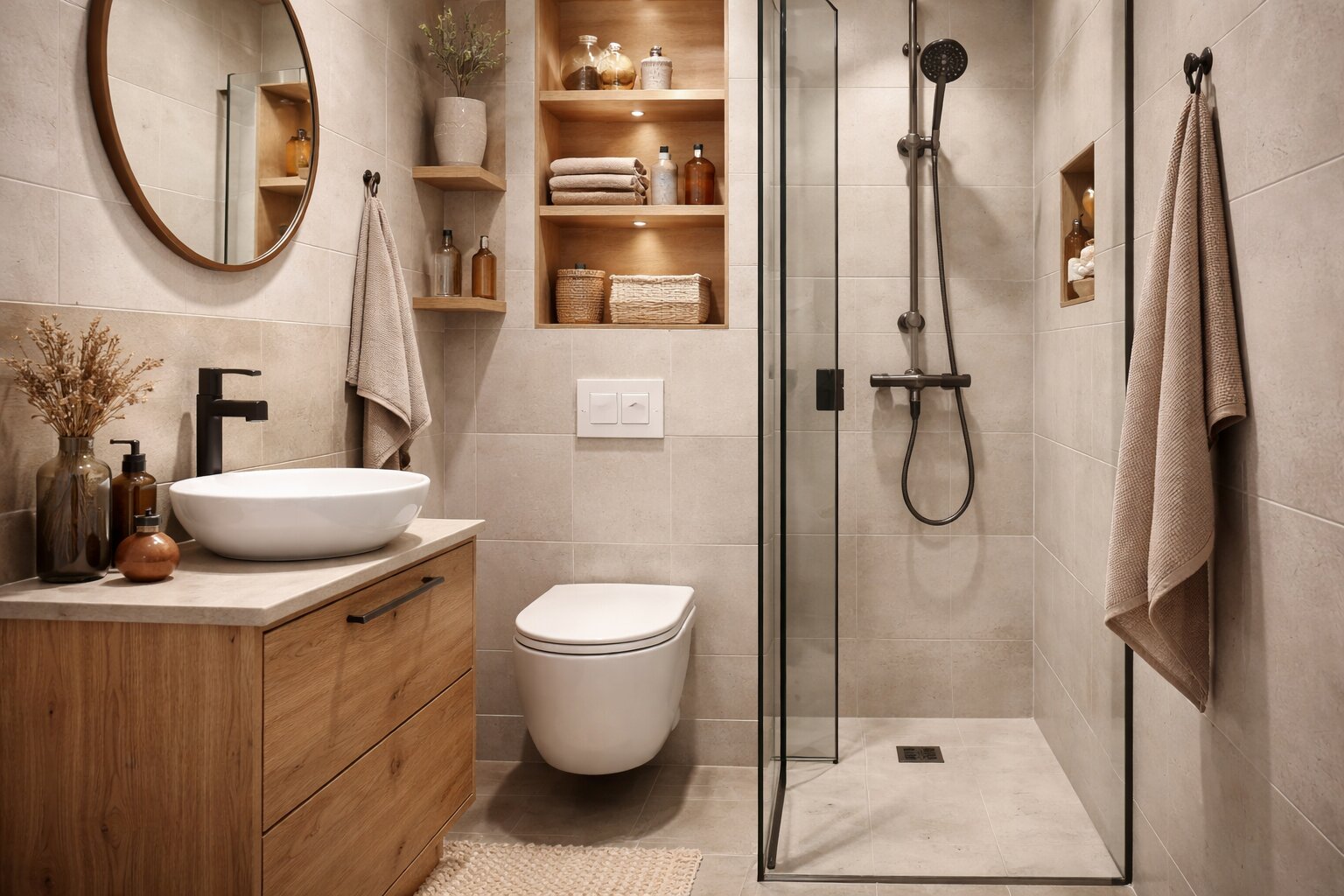inrichting kleine badkamer, kleine badkamer