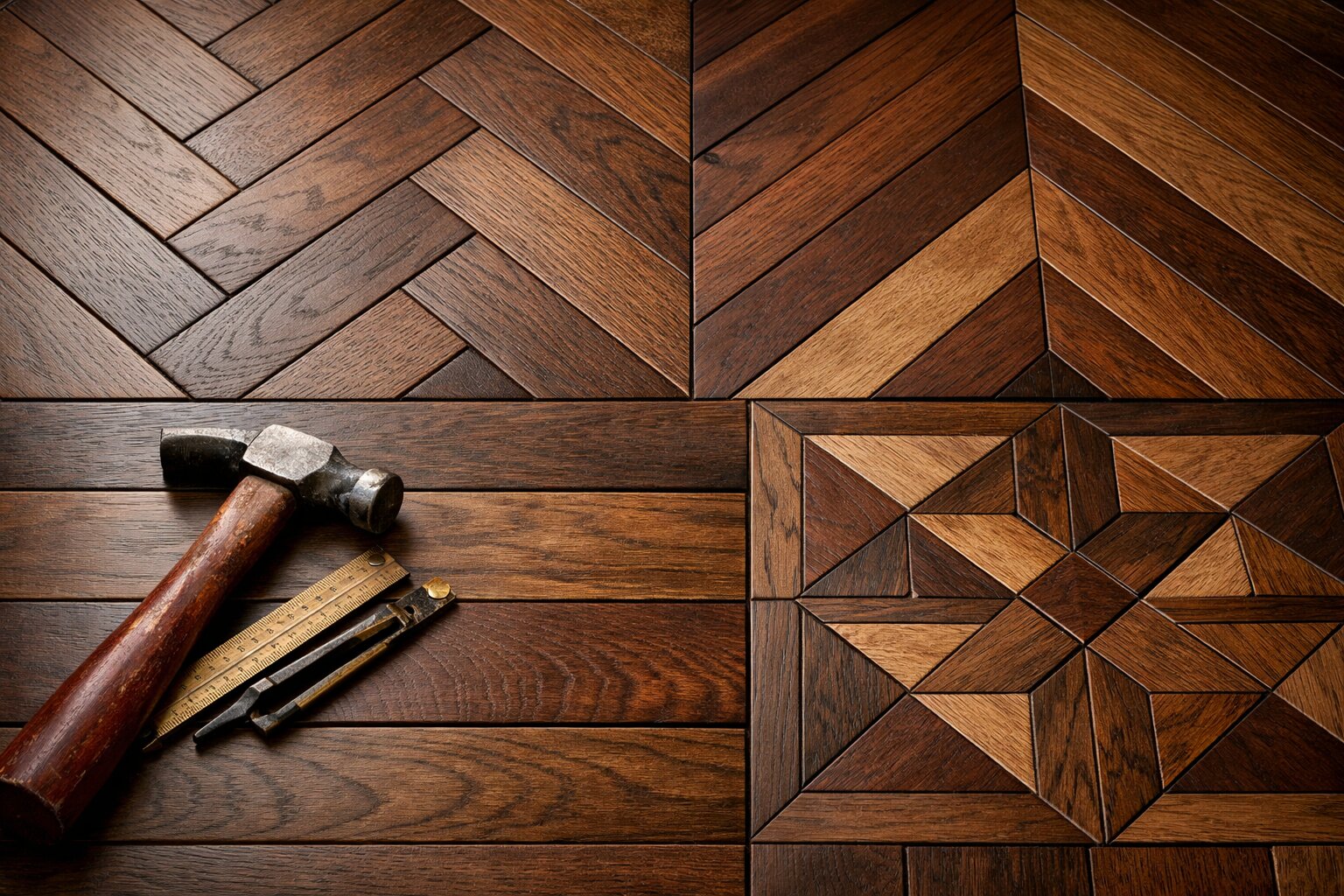 legpatroon houten vloer, houten vloer