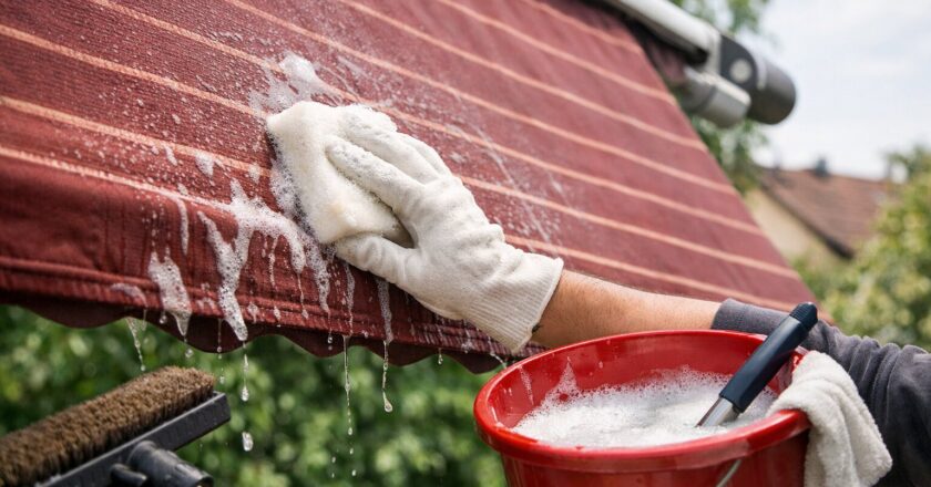 Zonwering schoonmaken voor een frisse uitstraling en langere levensduur van je zonwering