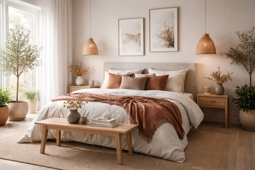 De kunst van een scandinavische slaapkamer: rust, licht en tijdloze eenvoud